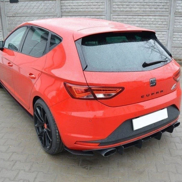Maxton Design Seat Leon III Cupra Rear Diffuser & Rear Side Splitters