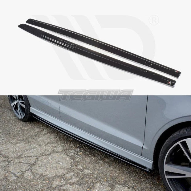 Maxton Design Side Skirts Diffusers Audi RS3 8V Facelift Sedan 2017-20