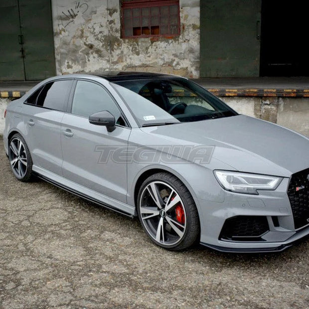 Maxton Design Side Skirts Diffusers Audi RS3 8V Facelift Sedan 2017-20