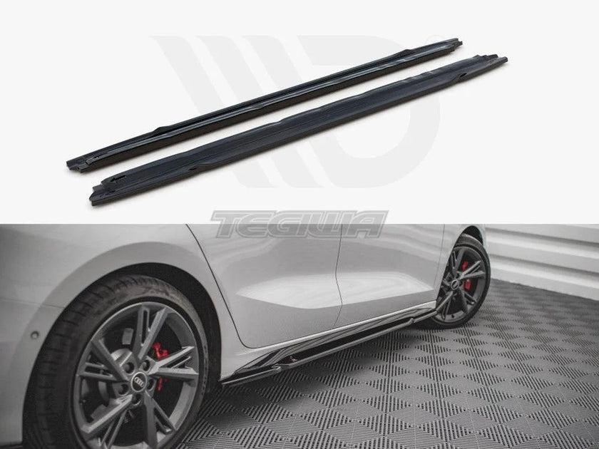 Maxton Design Side Skirts Diffusers Audi S3 A3 S-line 8Y 2020-