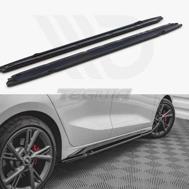 Maxton Design Side Skirts Diffusers Audi S3 A3 S-line 8Y 2020-
