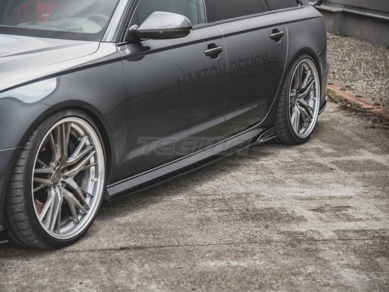 Maxton Design Side Skirts Diffusers Audi S6 A6 S-line C7 Facelift