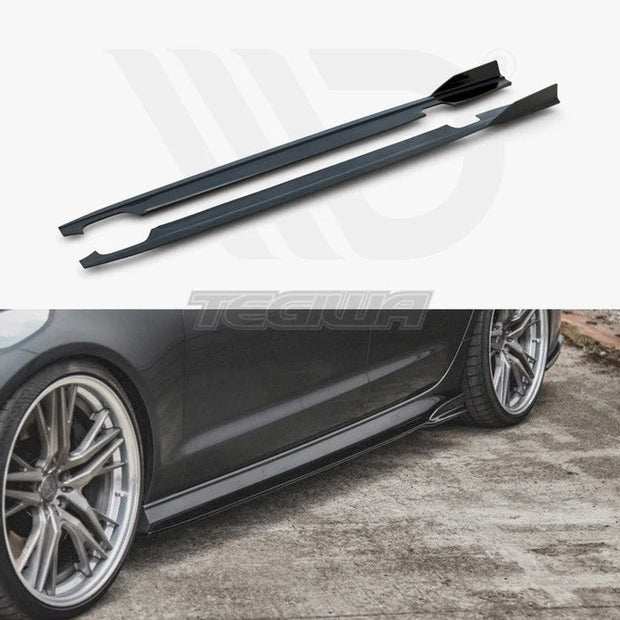 Maxton Design Side Skirts Diffusers Audi S6 A6 S-line C7 Facelift