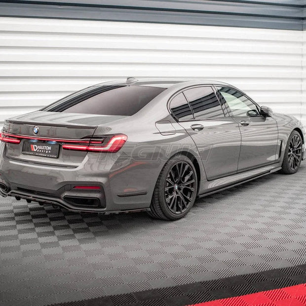 Maxton Design Side Skirts Diffusers BMW 7-Series G11 M-pack Facelift 2019-