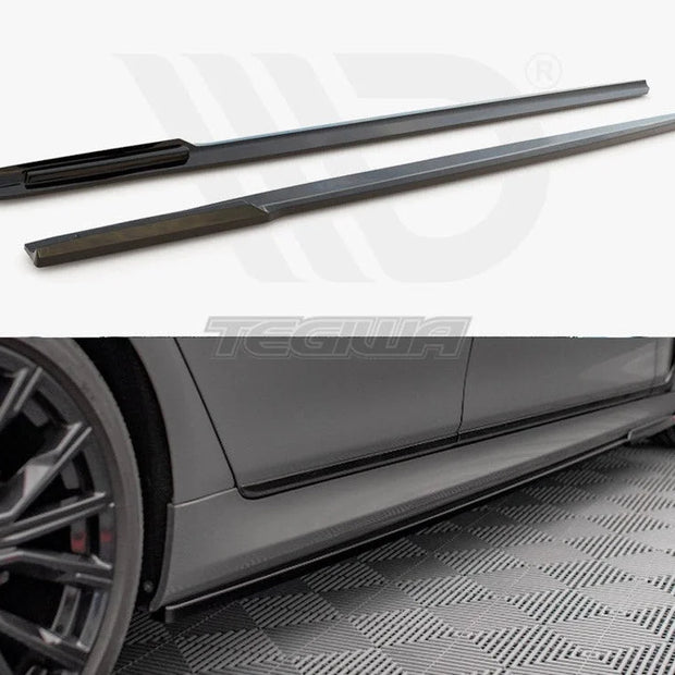 Maxton Design Side Skirts Diffusers BMW 7-Series G11 M-pack Facelift 2019-