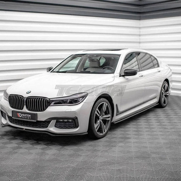 Maxton Design Side Skirts Diffusers BMW 7-Series Long M-pack G12 2015-