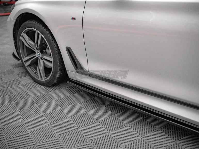 Maxton Design Side Skirts Diffusers BMW 7-Series Long M-pack G12 2015-
