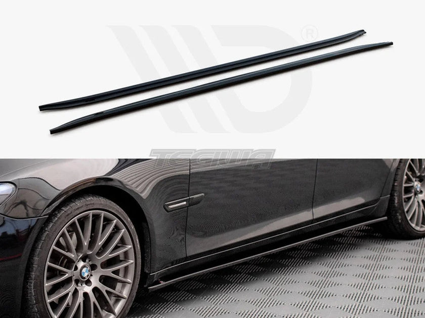 Maxton Design Side Skirts Diffusers BMW 7-Series M-pack F01 09-13