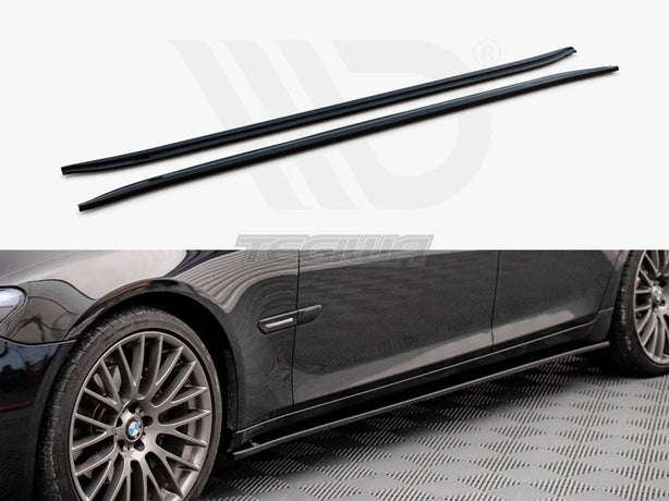 Maxton Design Side Skirts Diffusers BMW 7-Series M-pack F01 09-13