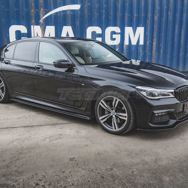 Maxton Design Side Skirts Diffusers BMW 7-Series M-pack G11 15-18