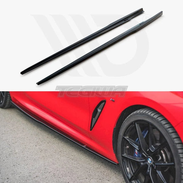 Maxton Design Side Skirts Diffusers BMW 8-Series Coupe M-pack G15 2018-