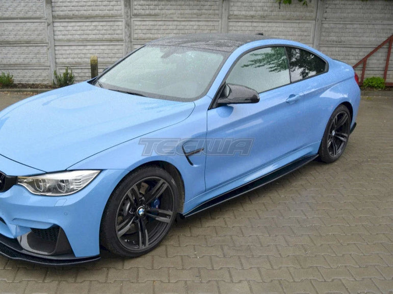 Maxton Design Side Skirts Diffusers BMW M4 F82 2014-20