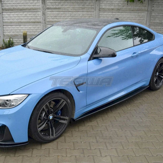 Maxton Design Side Skirts Diffusers BMW M4 F82 2014-20