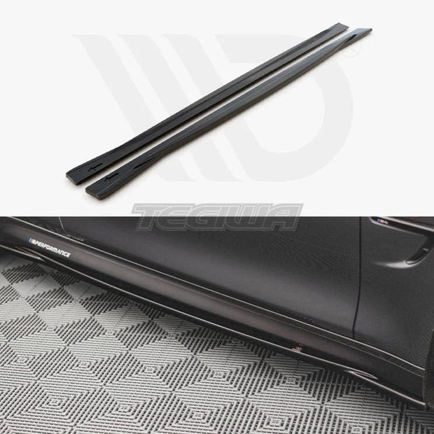 Maxton Design Side Skirts Diffusers BMW M4 F82 2014-