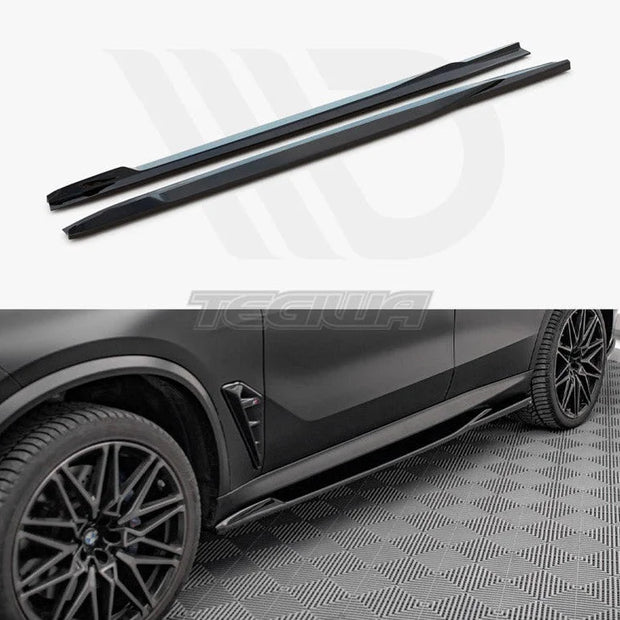 Maxton Design Side Skirts Diffusers BMW X5M F95 2018-