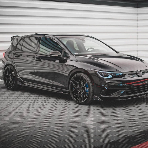 Maxton Design Side Skirts Diffusers +flaps V.2 Volkswagen Golf R MK8 20-