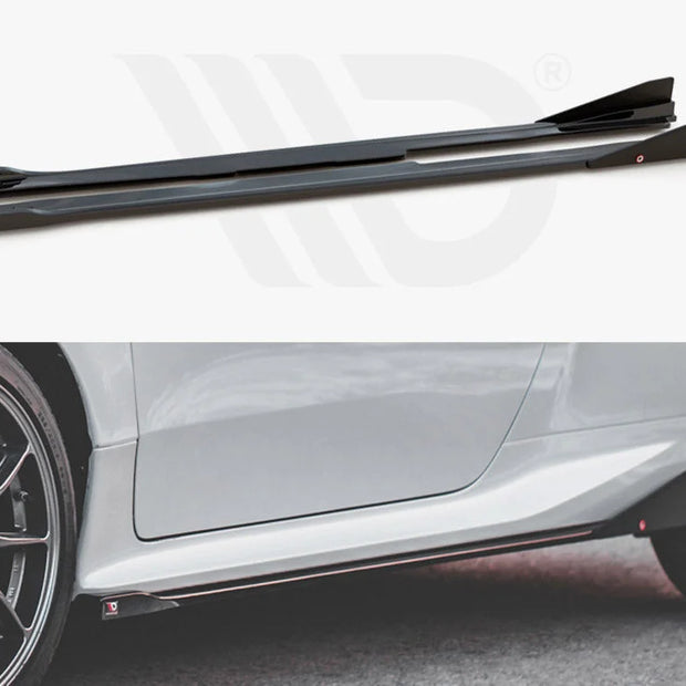 Maxton Design Side Skirts Diffusers +flaps V2 Toyota GR Yaris MK4 2020-