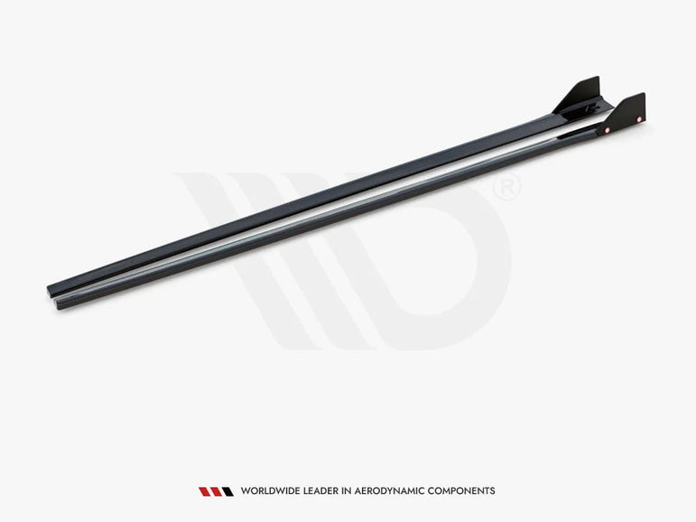 Maxton Design Side Skirts Diffusers +flaps V5 Hyundai I30 N MK3 FL Hatchback fastback 2017-