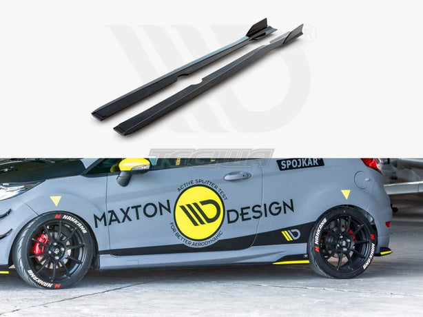 Maxton Design Side Skirts Diffusers Ford Fiesta MK7.5 ST 13-17
