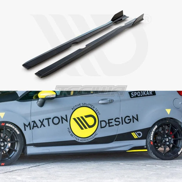 Maxton Design Side Skirts Diffusers Ford Fiesta MK7.5 ST 13-17