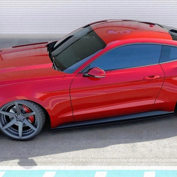 Maxton Design Side Skirts Diffusers Ford Mustang MK6 2014-17