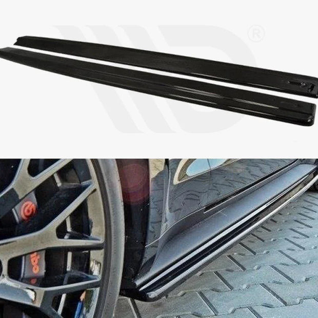 Maxton Design Side Skirts Diffusers Ford Mustang MK6 GT 14-17