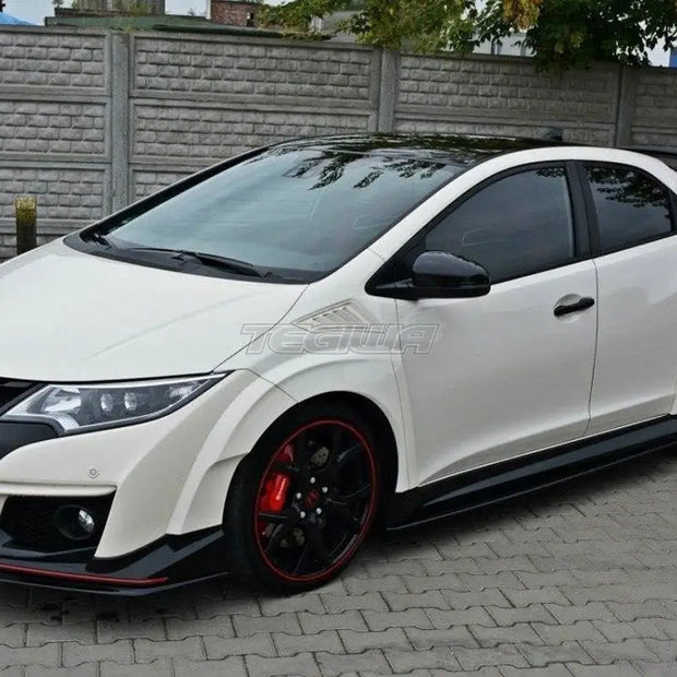 Maxton Design Side Skirts Diffusers Honda Civic IX Type R 15-17