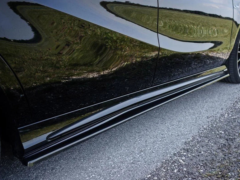 Maxton Design Side Skirts Diffusers Mercedes A W176 AMG Facelift 14-18