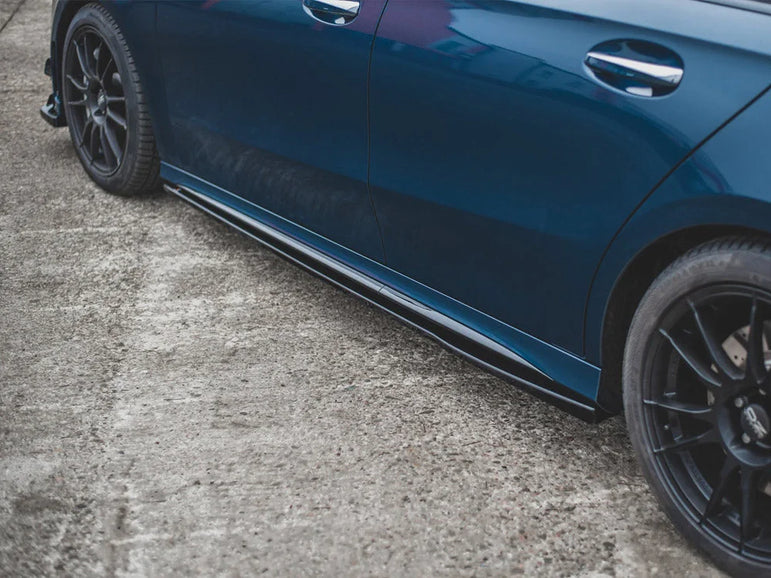 Maxton Design Side Skirts Diffusers Mercedes A35 AMG W177 2018-