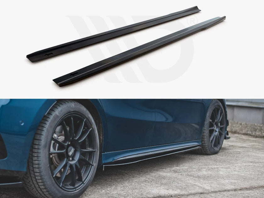 Maxton Design Side Skirts Diffusers Mercedes A35 AMG W177 2018-