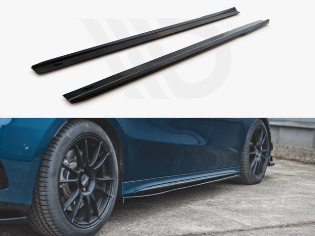 Maxton Design Side Skirts Diffusers Mercedes A35 AMG W177 2018-
