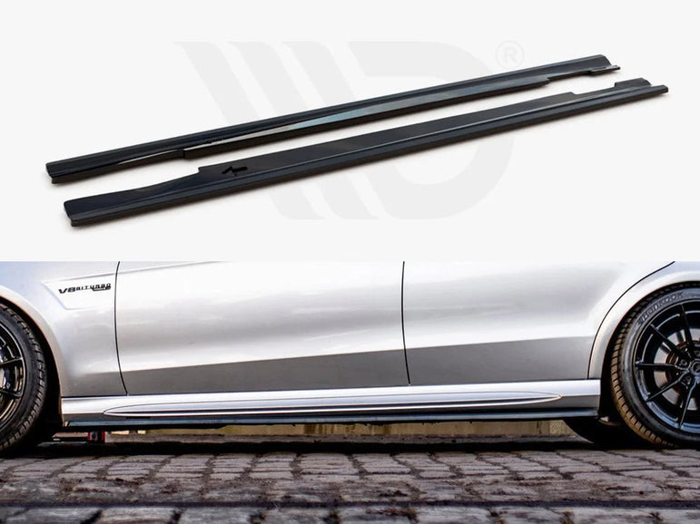 Maxton Design Side Skirts Diffusers Mercedes-benz E63 AMG Sedan W212 Facelift 12-14