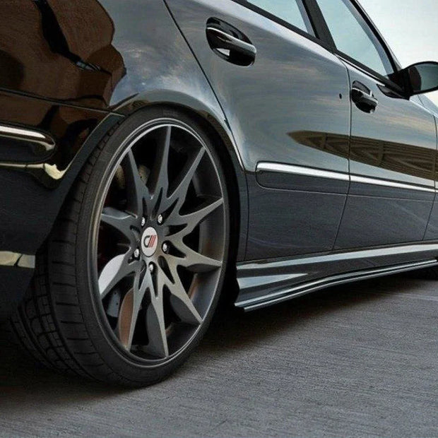 Maxton Design Side Skirts Diffusers Mercedes E-class W211 AMG