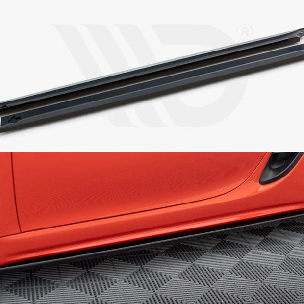 Maxton Design Side Skirts Diffusers Porsche 718 Cayman 982c