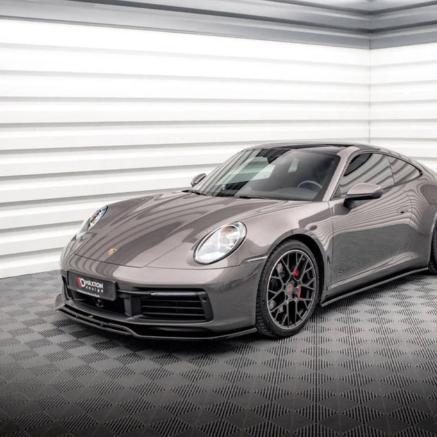 Maxton Design Side Skirts Diffusers Porsche 911 Carrera 4S 992 2019-