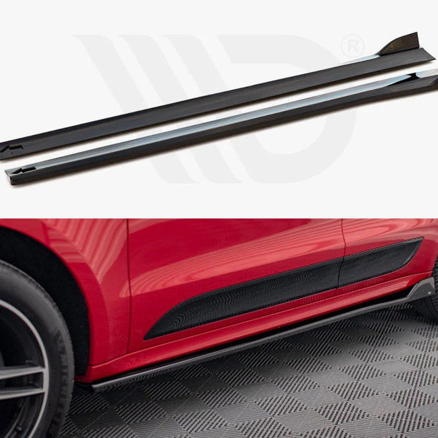 Maxton Design Side Skirts Diffusers Porsche Macan Mk1 Facelift