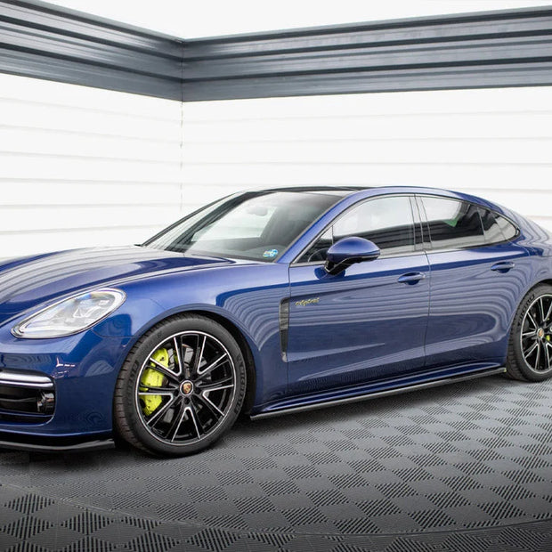 Maxton Design Side Skirts Diffusers Porsche Panamera E-Hybrid 971 Facelift