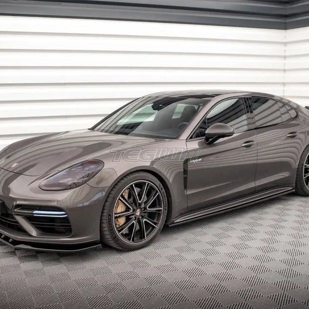 Maxton Design Side Skirts Diffusers Porsche Panamera E-Hybrid 971