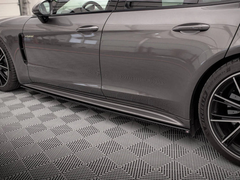 Maxton Design Side Skirts Diffusers Porsche Panamera E-Hybrid 971