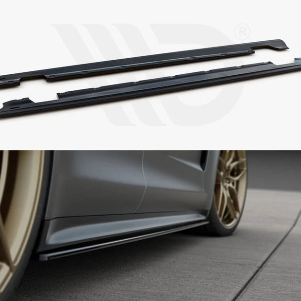 Maxton Design Side Skirts Diffusers Porsche Panamera GTS 971 2019-