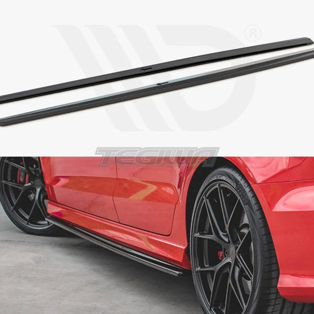 Maxton Design Side Skirts Diffusers V.1 Audi S3 A3 S-line 8V 8V FL Sedan 17-20