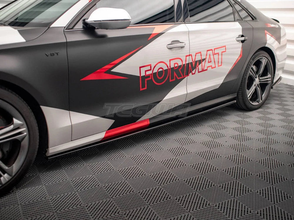 Maxton Design Side Skirts Diffusers V.1 Audi S8 D4