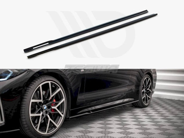 Maxton Design Side Skirts Diffusers V.1 BMW 4-Series M-pack G22 2020-