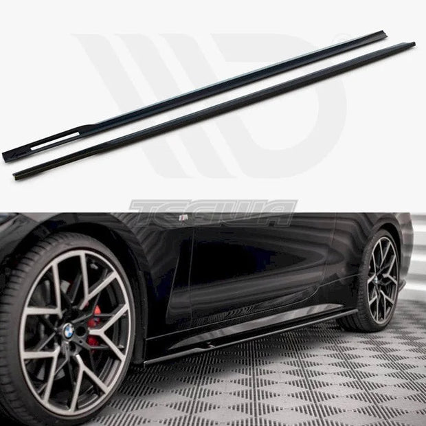Maxton Design Side Skirts Diffusers V.1 BMW 4-Series M-pack G22 2020-