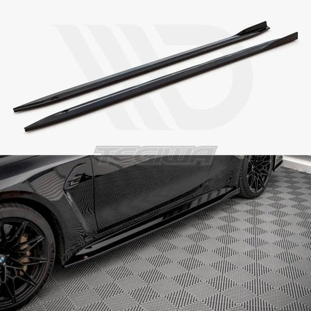 Maxton Design Side Skirts Diffusers V.1 BMW M4 G82 2021-