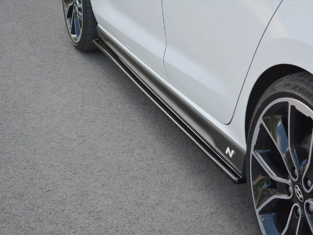 Maxton Design Side Skirts Diffusers V.1 Hyundai I30 N MK3 Hatchback Fastback 2017-