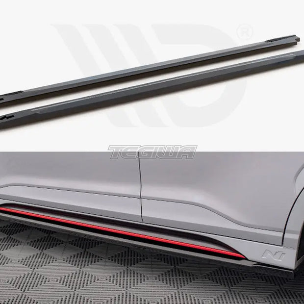 Maxton Design Side Skirts Diffusers V.1 Hyundai Kona N Mk1