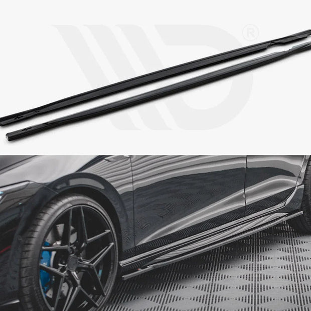 Maxton Design Side Skirts Diffusers V.1 Volkswagen Golf R MK8 20-
