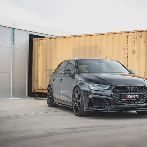 Maxton Design Side Skirts Diffusers V.2 Audi RS3 8V Sportback Facelift 2017-UP