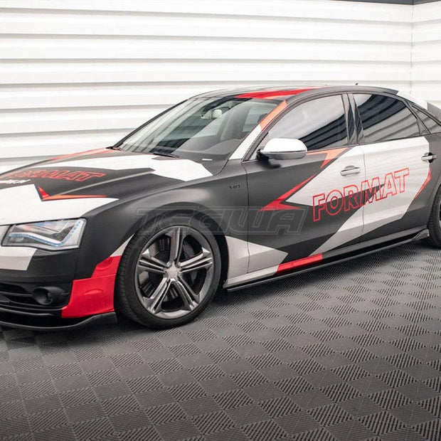 Maxton Design Side Skirts Diffusers V.2 Audi S8 D4